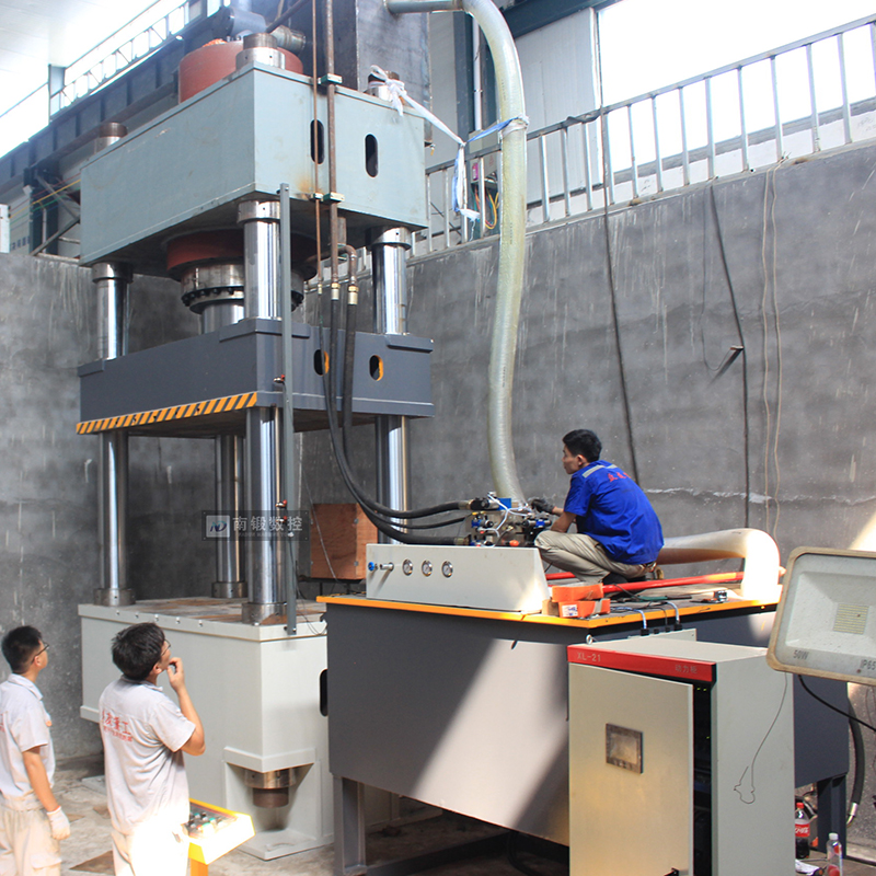 防火玻璃鋼橋架熱壓成型油壓機 1000噸四柱油壓機 