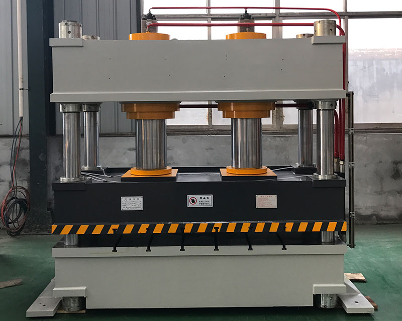 315T四柱雙缸彩石金屬瓦壓制成型三梁四柱油壓機(jī)